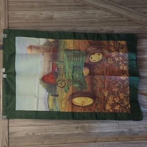 Large Beth O’Bryant John Deere Farm Tractor Decor Garden Flag